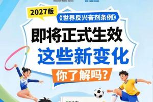 行踪信息申报篇（上） | 2027版《世界反兴奋剂条例》即将正式生效！新变化速览！